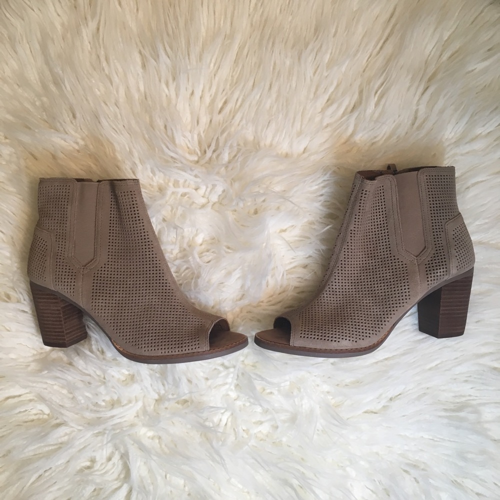 Toms Majorca Peep Toe booties - Picture 4 of 7